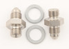 #4 To 3/8-24 Stl Crush Washer Seal Adapter (Pr)
